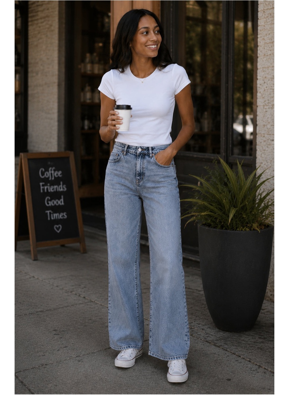 D. Jeans Women’s Mid Rise Wide Leg Vintage Wash Jeans NWT size 6